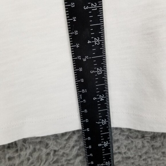 Soft Surroundings Top Womens Small White Lace Neckline Long Sleeve Blouse - Picture 4 of 8